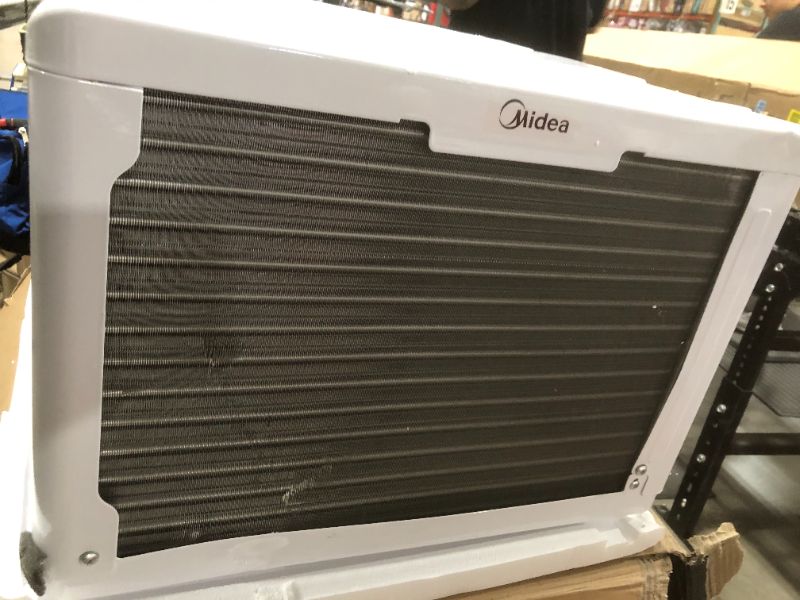 Photo 7 of Midea 8,000 BTU U-Shaped Smart Inverter Window Air Conditioner–Cools up to 350 Sq. Ft., Ultra Quiet with Open Window Flexibility, Works with Alexa/Google Assistant, 35% Energy Savings, Remote Control
