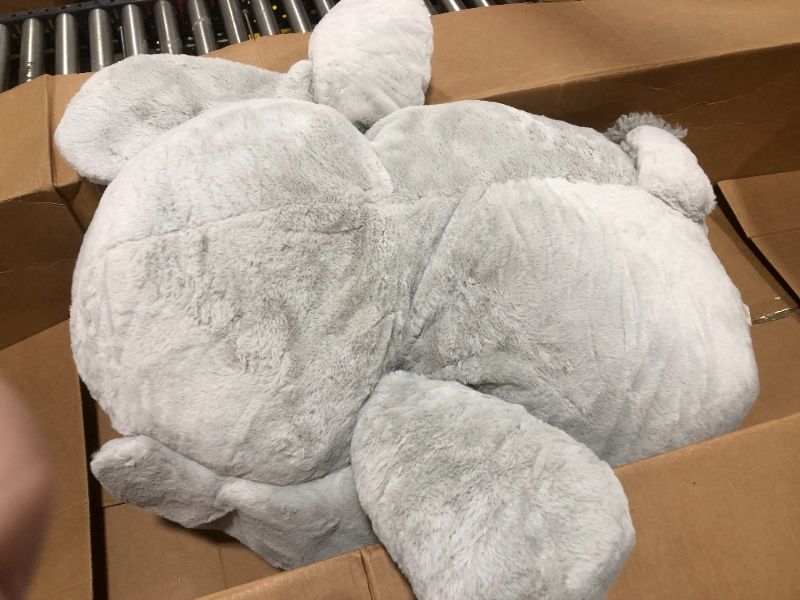 Photo 3 of Animal Adventure Sqoosh2poof Jumbo Plush Elephant