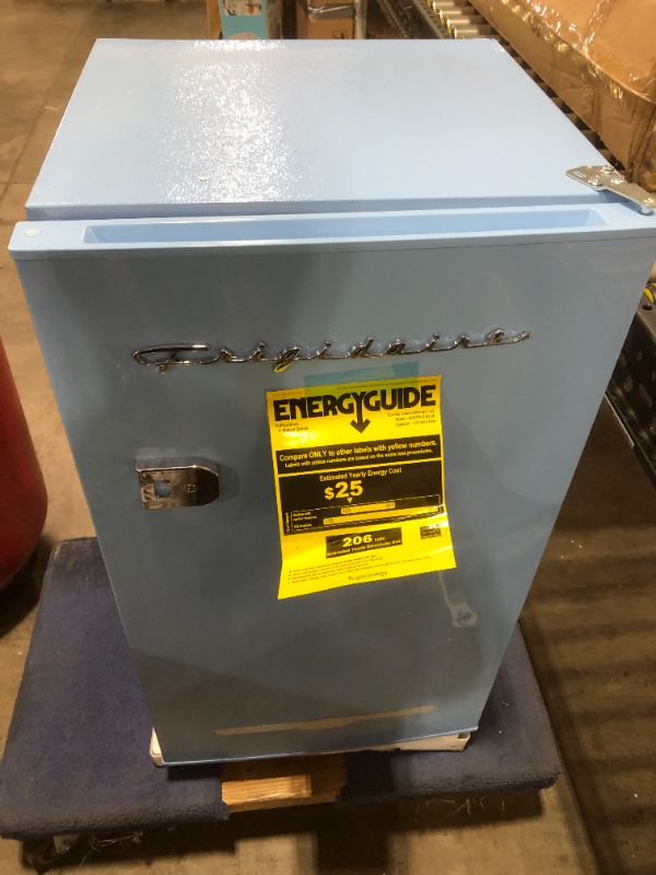 Photo 2 of Frigidaire - Retro 3.2 Cu. Ft. Mini Fridge - Blue
