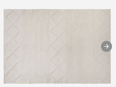 Photo 1 of Flash Furniture  5 x 7 FOOT Wool Ivory/White Indoor Geometric Area Rug
