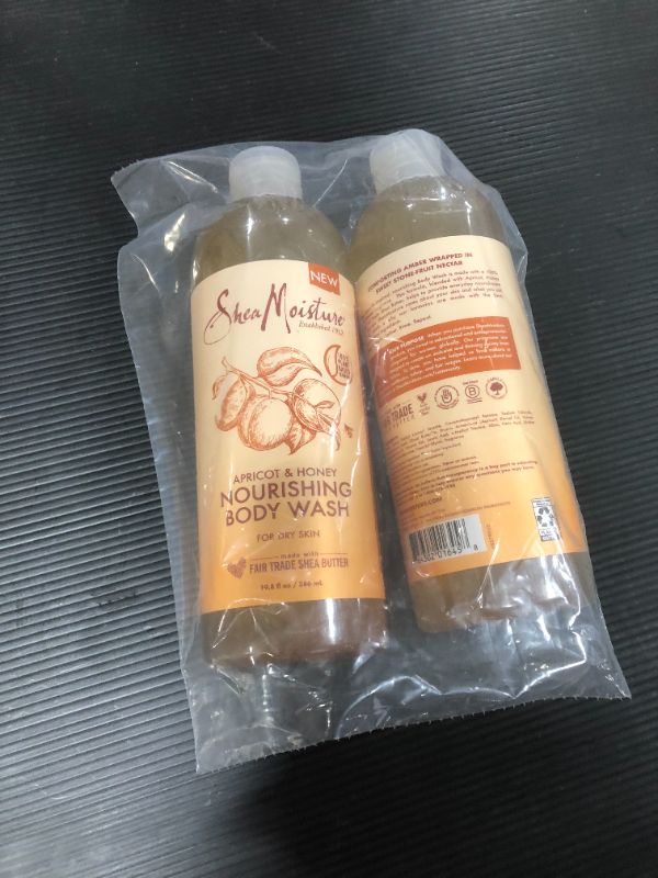 Photo 2 of 2 PACK - SheaMoisture Body Wash Nourishing Apricot Honey, 19.8 fl. Oz.
