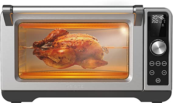 Photo 1 of Galanz 6-Slice Toaster Oven with Digital Touch Control Panel & 30% Faster Cooking, Quartz Heating Element, TotalFry 360 Air Fry Technology, 12 Presets, 1.1 Cu Ft, 32L, Stainless Steel