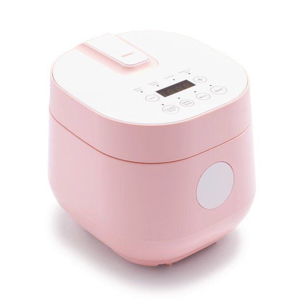 Photo 1 of GreenLife Healthy Ceramic Nonstick Go Grains, 4-cup Rice and Grains Cooker, Pink
