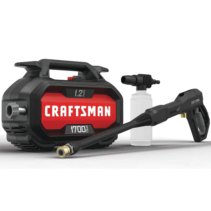 Photo 1 of CRAFTSMAN 1700 PSI 1.2-Gallon-GPM Cold Water Electric Pressure Washer
