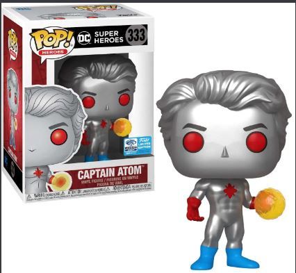 Photo 1 of Funko DC Super Heroes POP! Heroes Captain Atom Exclusive Vinyl Figure #333