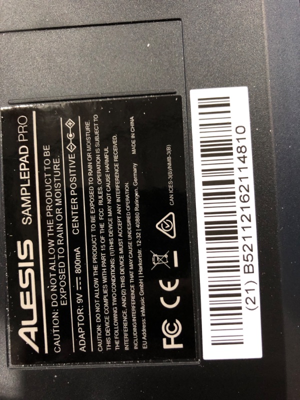 Photo 6 of Alesis SamplePad Pro - Percussion and Sample-Triggering Instrument With 8 Velocity Sensitive Drum Pads, 200+ Built-in Sounds
