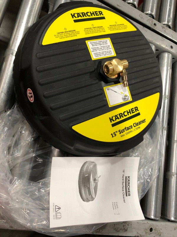 Photo 2 of Karcher Universal 15" Surface Cleaner for Pressure Washers