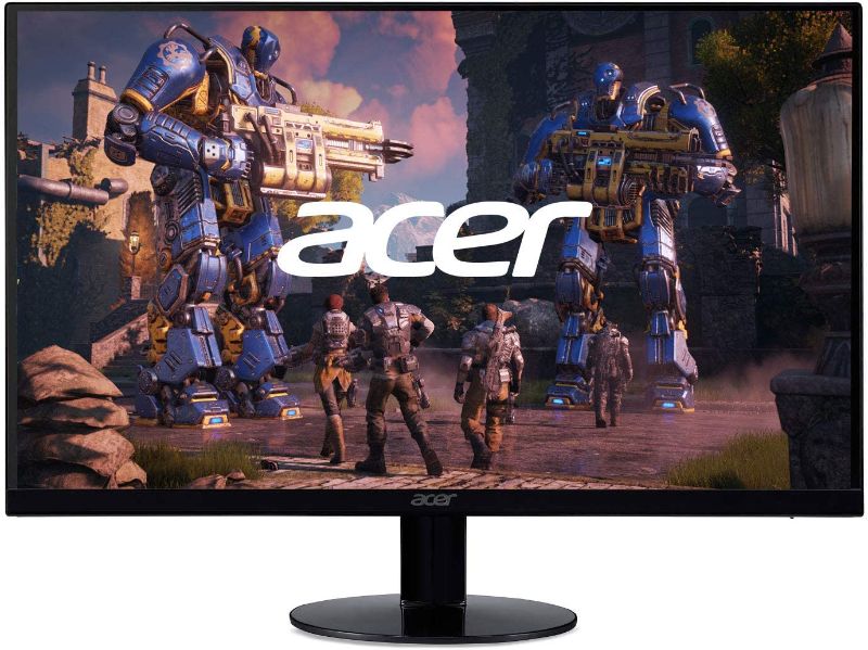 Photo 1 of Acer SB240Y Bbix 23.8” Full HD (1920 x 1080) Ultra-Thin Zero-Frame IPS Monitor with AMD Radeon FREESYNC Technology and 1ms VRB (HDMI Port & VGA Port), black
