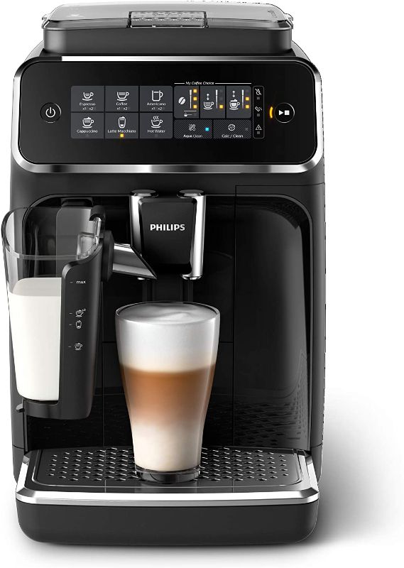 Photo 1 of Philips 3200 Series Fully Automatic Espresso Machine w/ LatteGo, Black, EP3241/54
