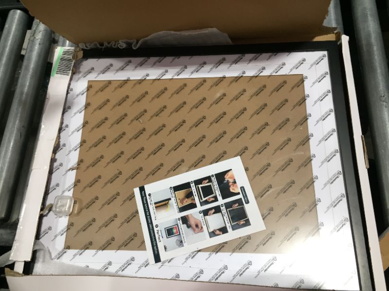 Photo 1 of 17 x 23 black frame. Double Sided tape for hanging on walls