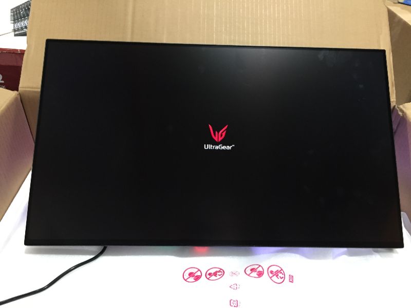 Photo 2 of LG 27GP950-B 27” Ultragear UHD (3840 x 2160) Nano IPS Gaming Monitor w/ 1ms Response Time & 144Hz Refresh Rate, NVIDIA G-SYNC Compatible with AMD FreeSync Pro, DCI-P3 98% VESA DisplayHDR 600 - Black