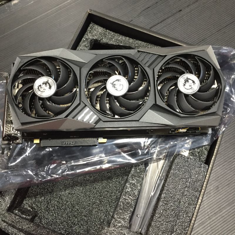 Photo 3 of MSI - NVIDIA Geforce RTX 3080 GAMING Z TRIO 10G LHR - 10GB GDDR6X - PCI Express 4.0 - Graphic Card - Black