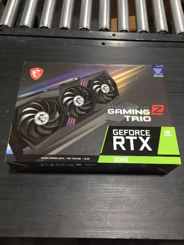 Photo 4 of MSI - NVIDIA Geforce RTX 3080 GAMING Z TRIO 10G LHR - 10GB GDDR6X - PCI Express 4.0 - Graphic Card - Black