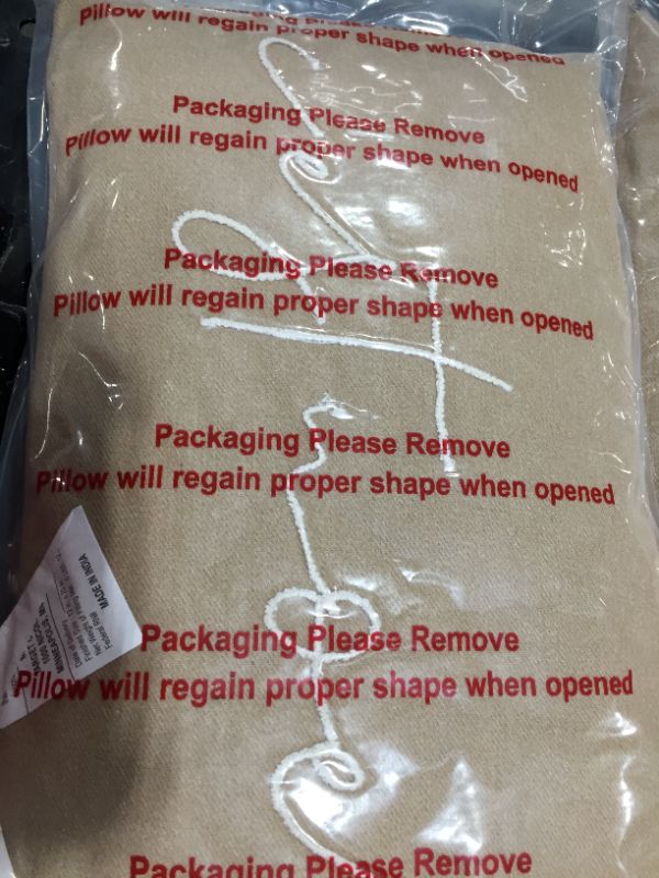 Photo 3 of 2PACK Oversized 'C'est Noel' Lumbar Christmas Throw Pillow Neutral - Threshold™ Designed with Studio McGee------factory sealed
