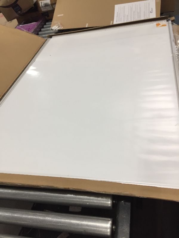 Photo 2 of XBoard Magnetic Whiteboard 48 x 36, White Board 4 x 3, Dry Erase Board with Detachable Marker Tray
