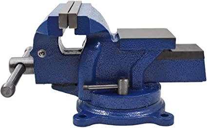 Photo 1 of 6" Bench Vise Table Top Clamp Press Locking Swivel Base Heavy-Duty for Crafting Painting Sculpting Modeling Electronics Soldering Woodworking and Fishing Tackle
