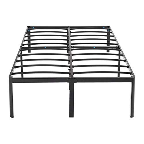 Photo 1 of Amazon Basics Heavy Duty Non-Slip Bed Frame with Steel Slats, Easy Assembly - 18"H, (Full)
