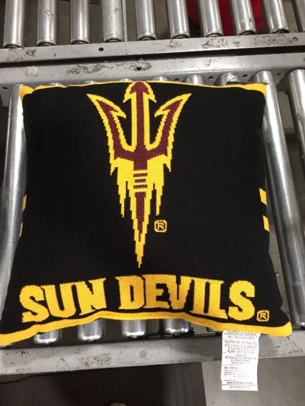 Photo 1 of 20x20 Arizona state sun devil pillow 