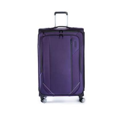 Photo 1 of American Tourister Zoom Turbo Softside Expandable Spinner Wheel Luggage, Purple, Carry-on 20-Inch
