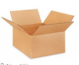 Photo 1 of 8" x 8" x 4" Corrugated Shipping Boxes