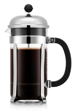 Photo 1 of Bodum Chambord French Press Coffee and Tea Maker, 12 Ounce, Chrome
