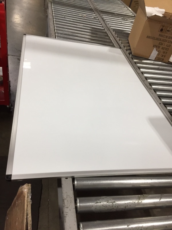 Photo 2 of VIZ-PRO Dry Erase Board/Magnetic White Board, 48 X 32 Inches, Silver Aluminium Frame
