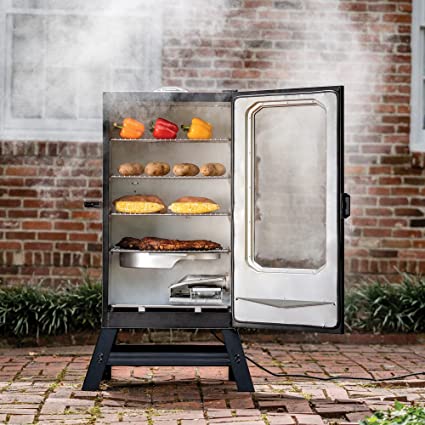 Photo 2 of 

Masterbuilt MB20070122 40 inch Digital Electric Smoker with Window and Legs, Black


