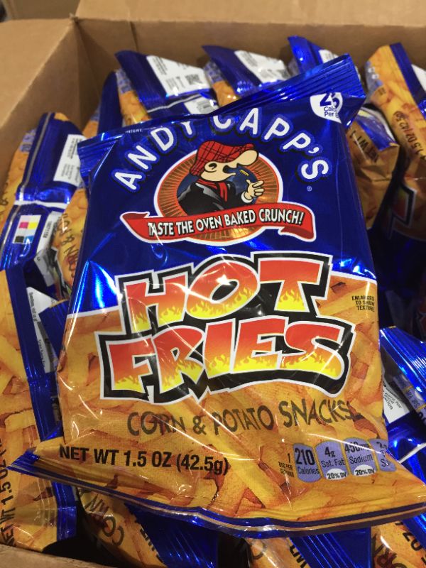 Photo 2 of Andy Capp's Hot Fries, 1.5 oz, 48 Pack
