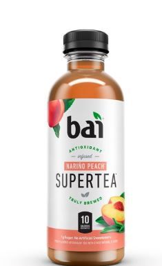 Photo 1 of Bai Narino Peach Tea, Antioxidant Infused Tea, 18 Fl Oz 12 pack 
