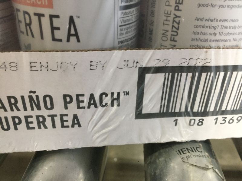 Photo 1 of Bai Iced Tea, Narino Peach, Antioxidant Infused Supertea, Crafted with Real Tea (Black Tea, White Tea), 18 Fluid Ounce Bottles, 12 count
