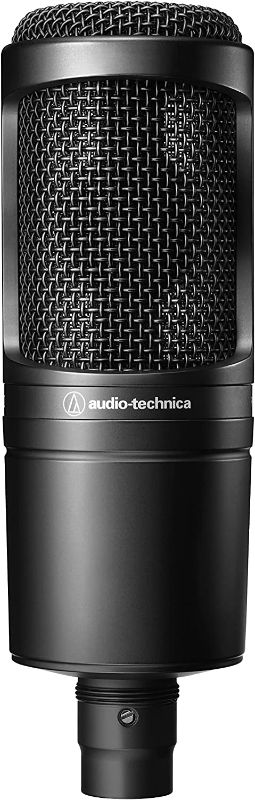 Photo 1 of Audio-Technica AT2020 Cardioid Condenser Studio XLR Microphone, Ideal for Project/Home Studio Applications

