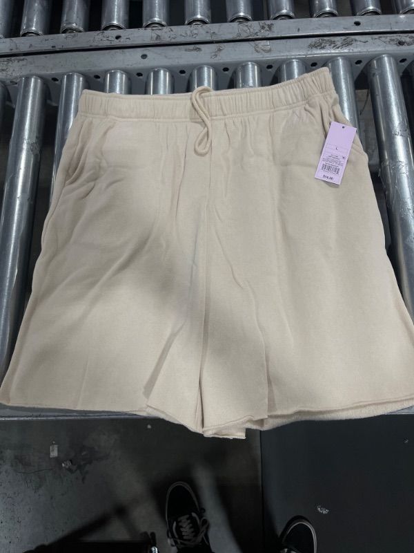 Photo 2 of High-Rise Fleece Bermuda Shorts - Wild Fable™ (L)
 
