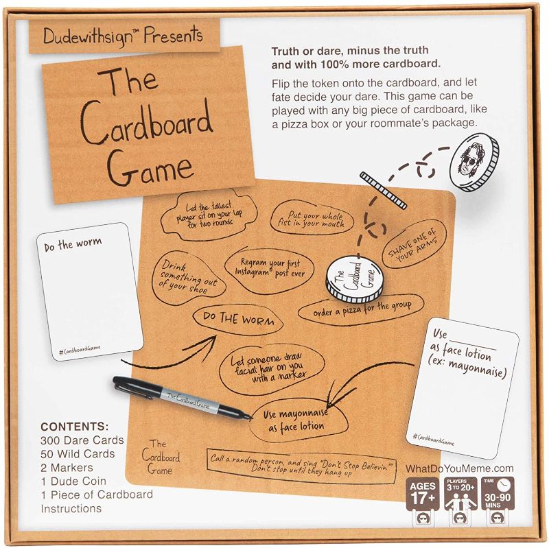 Photo 3 of The Cardboard Game – The Party Game of Ridiculous Dares & Challenges with Friends - by What Do You Meme?
