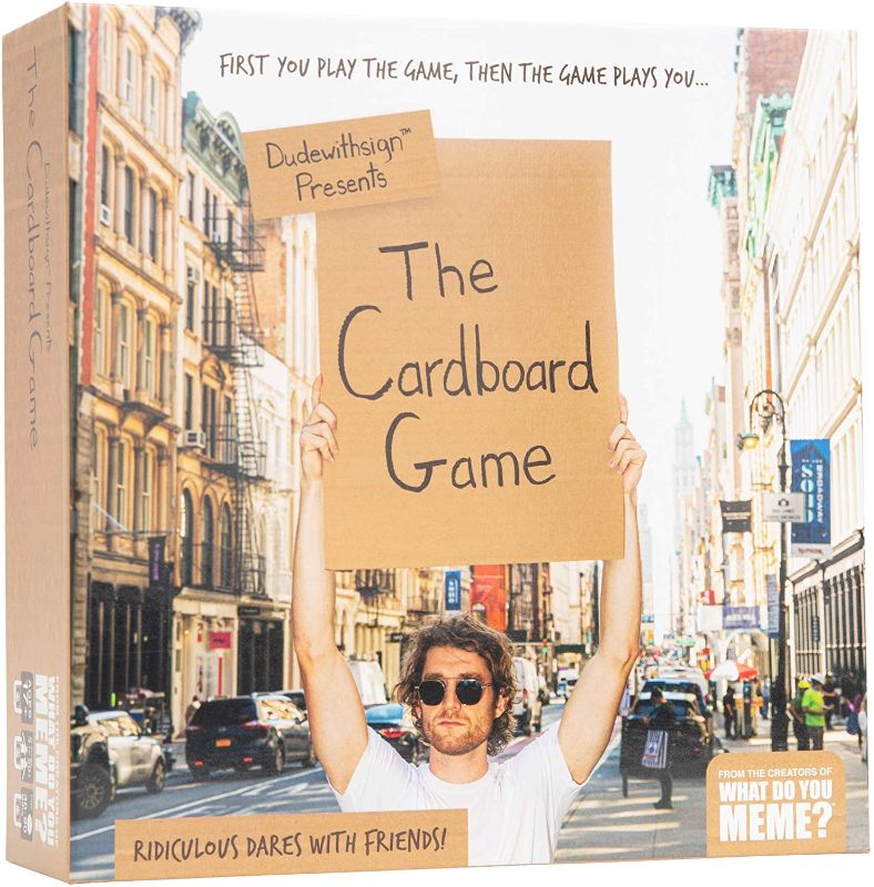 Photo 1 of The Cardboard Game – The Party Game of Ridiculous Dares & Challenges with Friends - by What Do You Meme?
