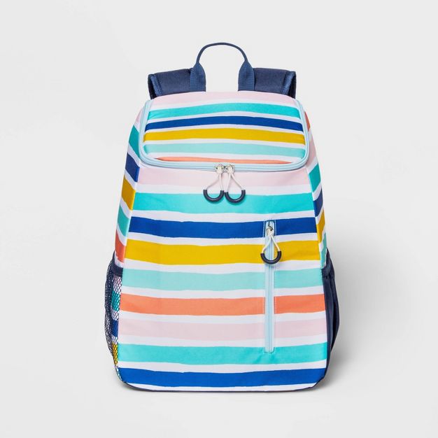 Photo 1 of 7.5qt Backpack Coolers Stripe - Sun Squad™

