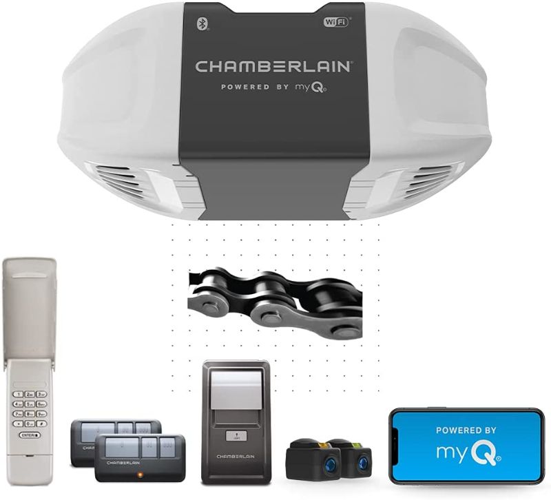 Photo 1 of Chamberlain C2405 Smart Garage Door Opener, myQ Smartphone Controlled-Long Lasting Chain Drive
