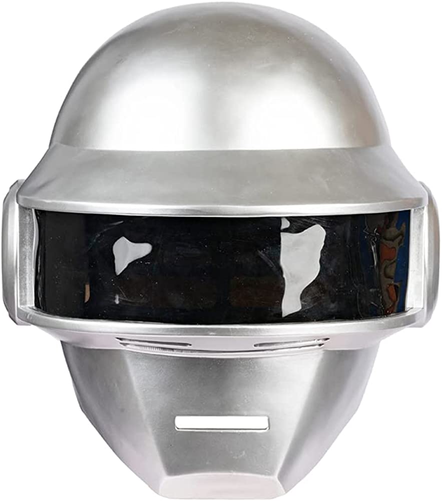 Photo 1 of Daft Punk Helmet Resin Mask Men Thomas Guy Manuel Costume Accessories for Fans Collection Halloween Cosplay
