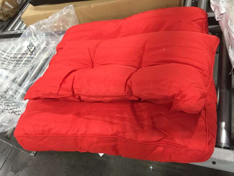 Photo 1 of  outdoor red pillow for chair 1 big and 1 small