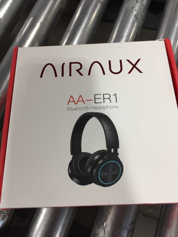 Photo 2 of  AIRAUX ER1 Bluetooth-compatible Wireless Headphones HiFi Stereo Music Headset RGB HD Call TF Card Earphone
