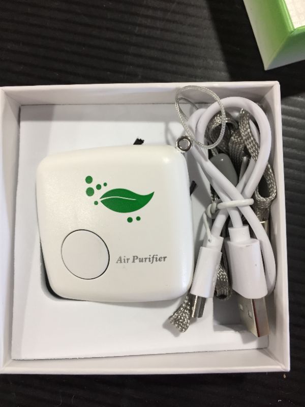 Photo 1 of  Mini Wearable Air Purifier, Personal Travel Size Air Purifier, Necklace & Portable Air Freshener Lonizer USB Charging Smoke Purifier, Eliminates Smoke Smell/ Odors/ Dust for Adult, Kids, Pet