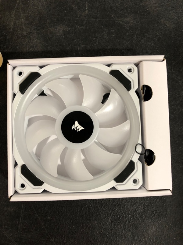 Photo 2 of CORSAIR - LL Series LL120 RGB Dual Light Loop 120mm Case Cooling Fan with RGB Lighting - White/Blue/Yellow/Red/Green/Orange/Violet
