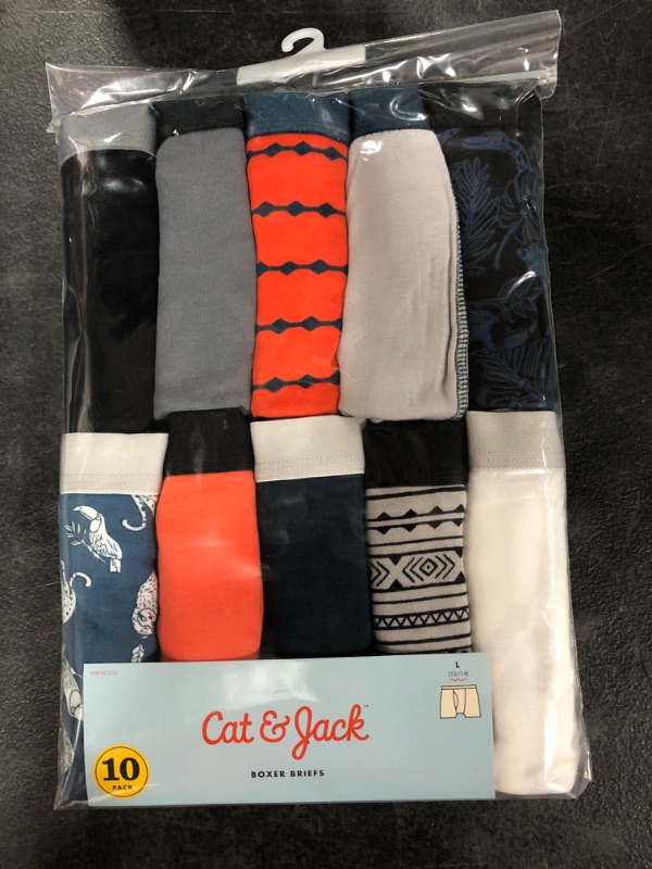 Photo 2 of Boys' 10pk Boxer Briefs - Cat & Jack™---large
