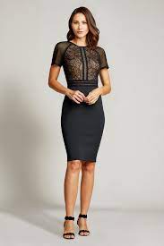 Photo 1 of ARCHER LACE & NEOPRENE DRESS--- size 2
