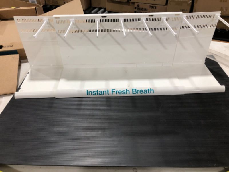 Photo 1 of "INSTANT FRESH BREATH" MERCHANDISING / DISPLAY / UTILITY SHELF - 35" - 21" W X 10" H X 8" L
