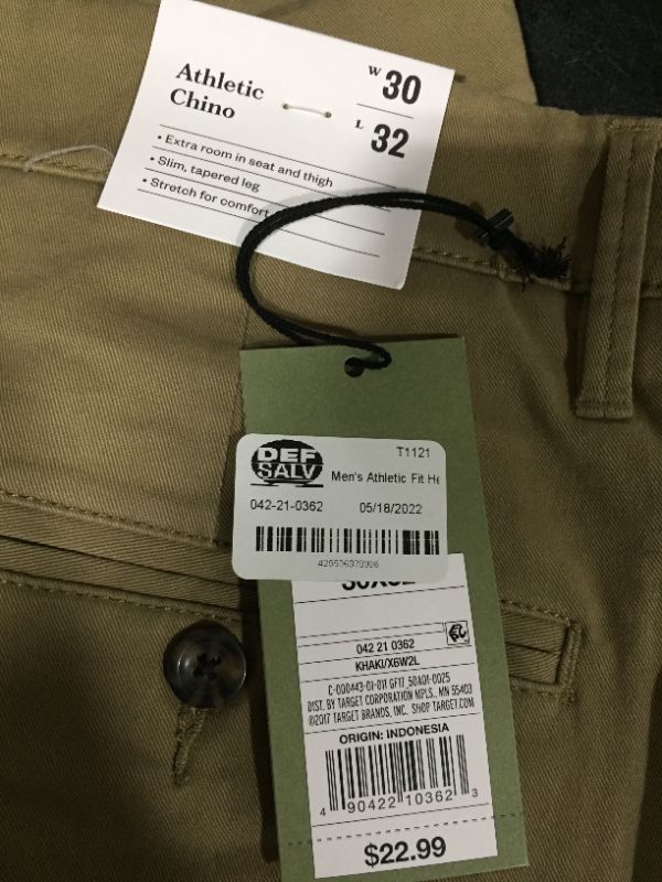 Photo 3 of 30x32 - Men's Athletic Fit Chino Pants - Goodfellow & Co