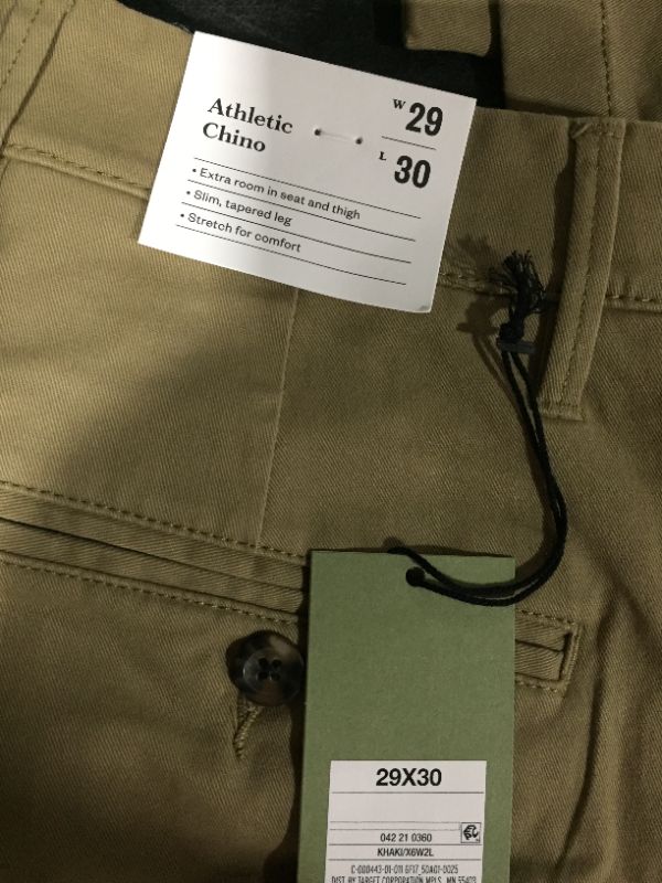 Photo 3 of 29x30 - Men's Athletic Fit Chino Pants - Goodfellow & Co