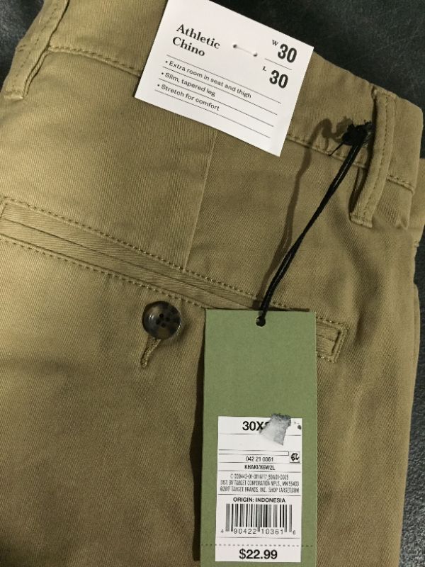 Photo 3 of 30x30 - Men's Athletic Fit Chino Pants - Goodfellow & Co