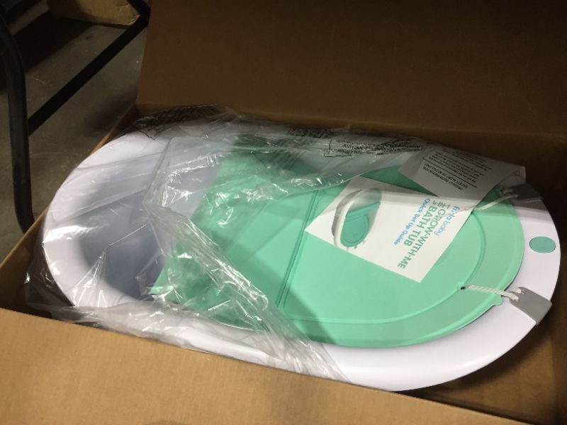 Photo 1 of 4-in-1 Grow-with-Me Bath Tub by Frida Baby Transforms Infant Bathtub to Toddler Bath Seat with Backrest for Assisted Sitting in Tub