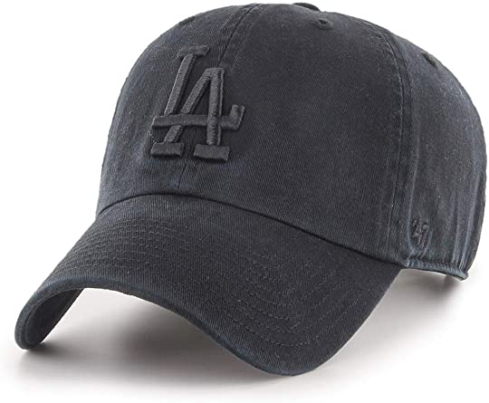Photo 1 of '47 Brand Strapback Cap - Clean UP LA Dodgers Black Washed
