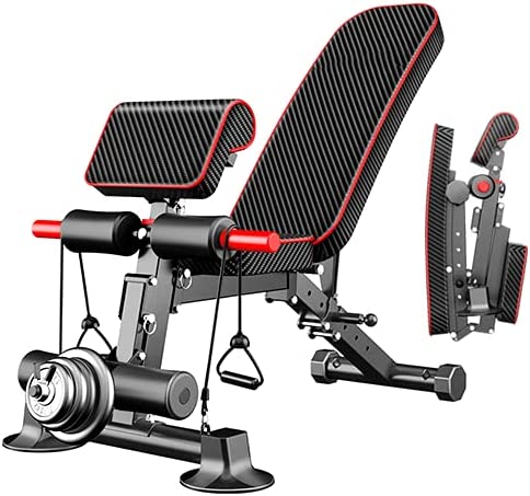 Photo 1 of Adjustable Weight Bench,Utility Workout Bench Foldable Incline Decline Benches for Home Gym Full Body Workout,Load 330LBS
